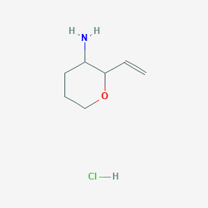 2-Ethenyloxan-3-amine hydrochloride