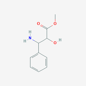 molecular formula C10H13NO3 B12313469 Methyl 3-amino-2-hydroxy-3-phenylpropanoate 