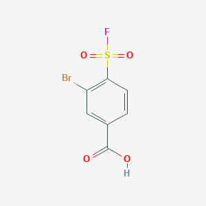 3-Bromo-4-(fluorosulfonyl)benzoic acid