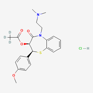 (+)-cis-Diltiazem-d3 HCl (acetoxy-d3)