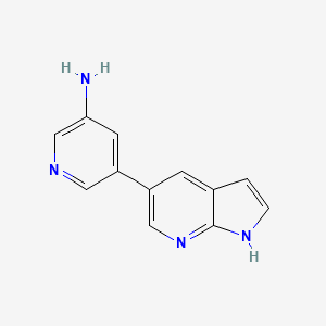 5-{1H-pyrrolo[2,3-b]pyridin-5-yl}pyridin-3-amine