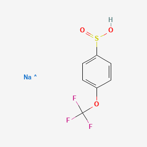 molecular formula C7H5F3NaO3S B12313583 CID 53444036 