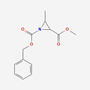 1-Benzyl 2-methyl 3-methylaziridine-1,2-dicarboxylate