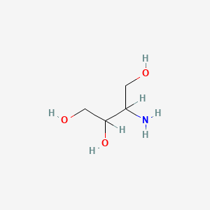 molecular formula C4H11NO3 B1231360 3-Aminobutane-1,2,4-triol CAS No. 83168-64-3