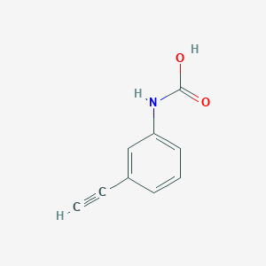 molecular formula C9H7NO2 B12313605 (3-Ethynylphenyl)carbamic acid 