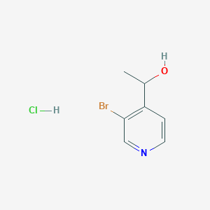 1-(3-Bromopyridin-4-yl)ethan-1-ol hydrochloride