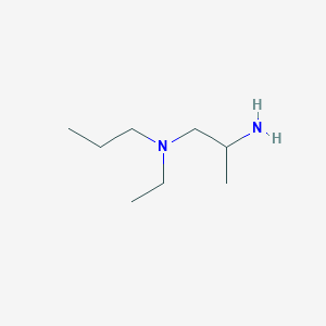 molecular formula C8H20N2 B12313623 (2-Aminopropyl)(ethyl)propylamine 