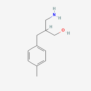 3-Amino-2-[(4-methylphenyl)methyl]propan-1-ol