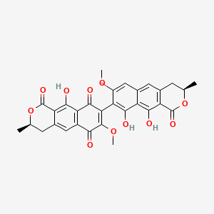 molecular formula C30H24O11 B1231364 Viomellein CAS No. 55625-78-0