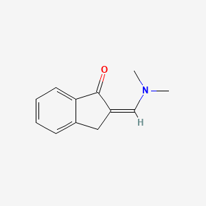 molecular formula C12H13NO B1231365 (2Z)-2-[(dimethylamino)methylene]indan-1-one CAS No. 34773-01-8