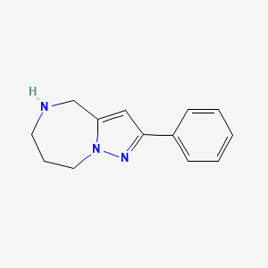 2-Phenyl-5,6,7,8-tetrahydro-4h-pyrazolo[1,5-a][1,4]diazepine