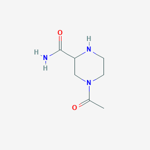 4-Acetylpiperazine-2-carboxamide