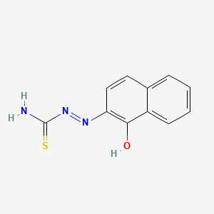 molecular formula C11H9N3OS B1231370 1,2-Naphthoquinone thiosemicarbazone CAS No. 83160-46-7