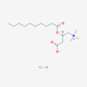 3-Decanoyloxy-4-(trimethylazaniumyl)butanoate;hydrochloride