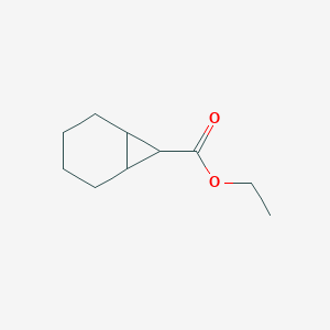 molecular formula C10H16O2 B12313846 Ethyl bicyclo[4.1.0]heptane-7-carboxylate CAS No. 52917-64-3