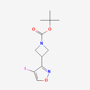 tert-Butyl 3-(4-iodo-1,2-oxazol-3-yl)azetidine-1-carboxylate