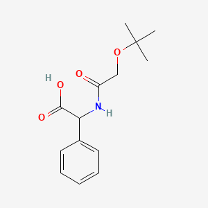 2-[2-(tert-Butoxy)acetamido]-2-phenylacetic acid