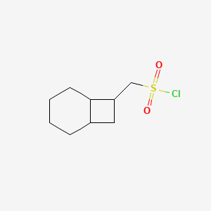 rac-[(1R,6R,7S)-bicyclo[4.2.0]octan-7-yl]methanesulfonyl chloride