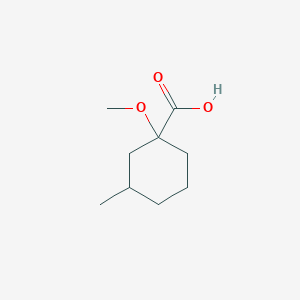 1-Methoxy-3-methylcyclohexane-1-carboxylic acid