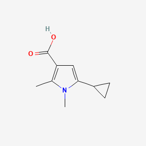 5-Cyclopropyl-1,2-dimethyl-1H-pyrrole-3-carboxylic acid