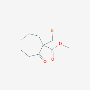 Methyl 1-(bromomethyl)-2-oxocycloheptane-1-carboxylate