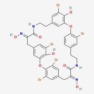 molecular formula C34H27Br5N4O8 B1231395 Bastadin-19 