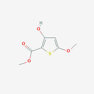 molecular formula C7H8O4S B012314 Methyl 3-hydroxy-5-methoxythiophene-2-carboxylate CAS No. 19813-55-9