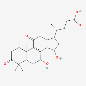 Chol-8-en-24-oicacid,7,15-dihydroxy-4,4,14-trimethyl-3,11-dioxo-,(5alpha)-