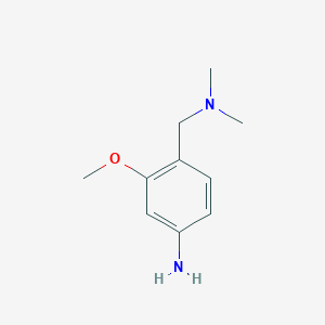 4-[(Dimethylamino)methyl]-3-methoxyaniline