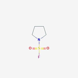 molecular formula C4H8FNO2S B12314071 Pyrrolidinesulfonyl fluoride 