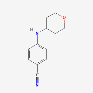 4-[(Oxan-4-yl)amino]benzonitrile