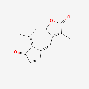 molecular formula C15H14O3 B1231410 Taraxacin 