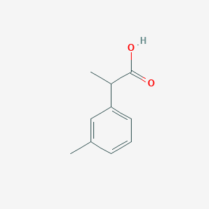 molecular formula C10H12O2 B1231411 2-(m-Tolyl)propanoic acid CAS No. 73721-06-9