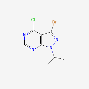 3-Bromo-4-chloro-1-(propan-2-yl)-1H-pyrazolo[3,4-d]pyrimidine