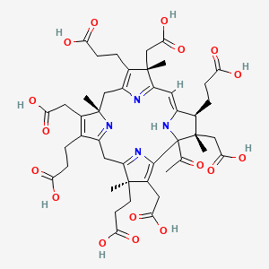 molecular formula C45H54N4O17 B1231413 前卟啉-5 