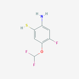 2-Amino-5-(difluoromethoxy)-4-fluorobenzenethiol