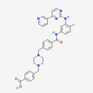 molecular formula C36H35N7O3 B12314173 Imatinib 4-Benzoic Acid 