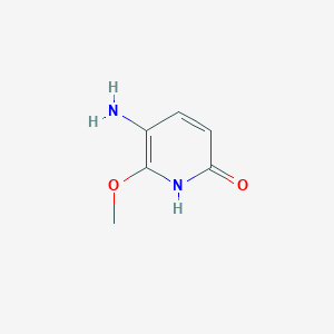 molecular formula C6H8N2O2 B12314198 5-Amino-6-methoxypyridin-2-ol 