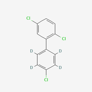 molecular formula C12H7Cl3 B12314207 2,4',5-Trichlorobiphenyl-2',3',5',6'-d4 