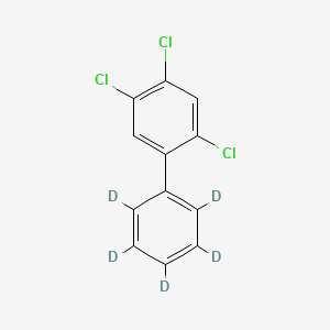 molecular formula C12H7Cl3 B12314209 2,4,5-Trichlorobiphenyl-2',3',4',5',6'-d5 