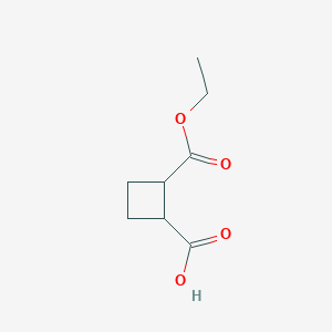 rac-(1R,2S)-2-(ethoxycarbonyl)cyclobutane-1-carboxylic acid, cis