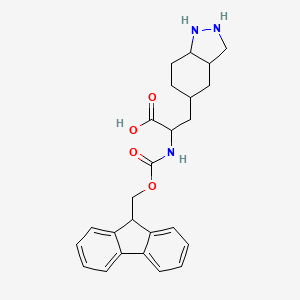 3-(2,3,3a,4,5,6,7,7a-octahydro-1H-indazol-5-yl)-2-(9H-fluoren-9-ylmethoxycarbonylamino)propanoic acid