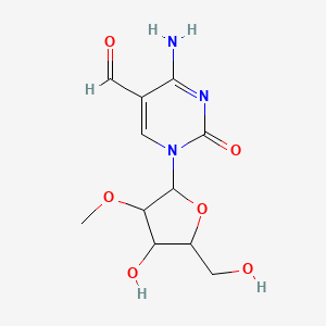 4-Amino-1-[4-hydroxy-5-(hydroxymethyl)-3-methoxyoxolan-2-yl]-2-oxopyrimidine-5-carbaldehyde