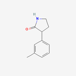 3-(3-Methylphenyl)pyrrolidin-2-one