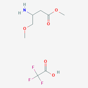 Methyl 3-amino-4-methoxybutanoate; trifluoroacetic acid