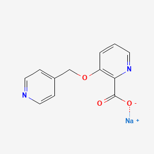 Sodium 3-[(pyridin-4-yl)methoxy]pyridine-2-carboxylate