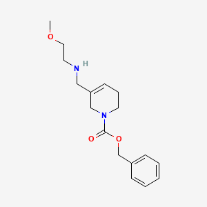 benzyl 5-(((2-methoxyethyl)amino)methyl)-3,6-dihydropyridine-1(2H)-carboxylate