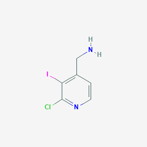 (2-Chloro-3-iodopyridin-4-yl)methanamine