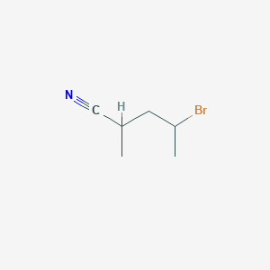 4-Bromo-2-methylpentanenitrile