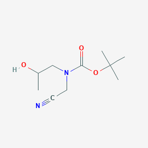 tert-Butyl N-(cyanomethyl)-N-(2-hydroxypropyl)carbamate